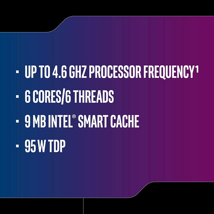 Intel CORE I5-9600K 3.7 GHZ SKT1151 9MB CACHE BOXED - BX80684I59600K (Components > Processors CPU)