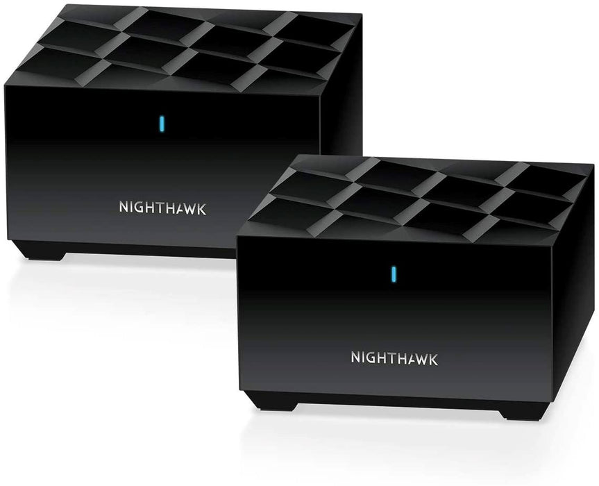 NETGEAR Nighthawk Whole Home Mesh Wifi 6 System MK62 - AX1800 Router with 1 Satellite Extender, Coverage up to 2,000 Sq Ft and 25+ Devices