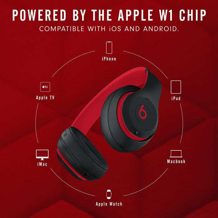 Beats Studio3 Wireless Noise Cancelling Over-Ear Headphones with Apple's W1 chip