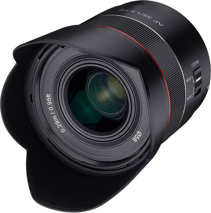 SAMYANG AF 35Mm F1.8 Autofocus Lens for Sony FE Black
