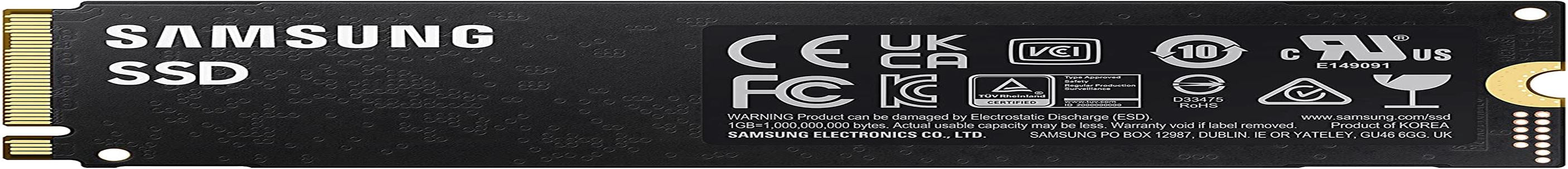 Samsung 970 EVO plus 500 GB Pcie Nvme M.2 (2280) Internal Solid State Drive (SSD) (MZ-V7S500), Black