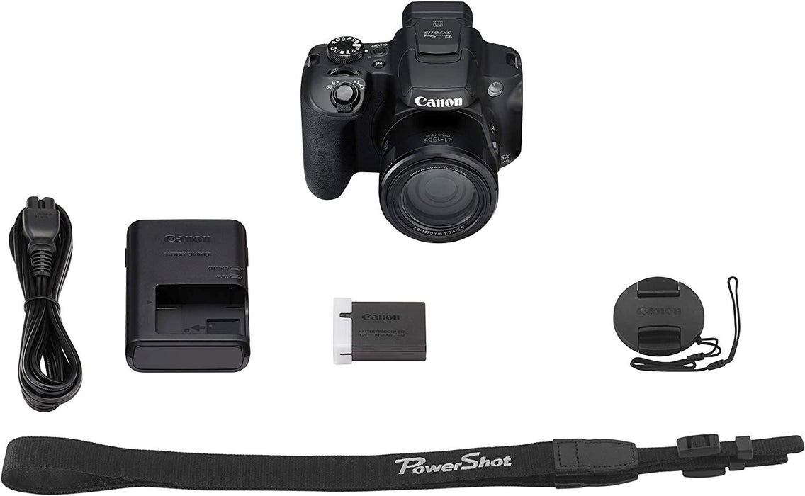 Canon Powershot SX70 HS, Black