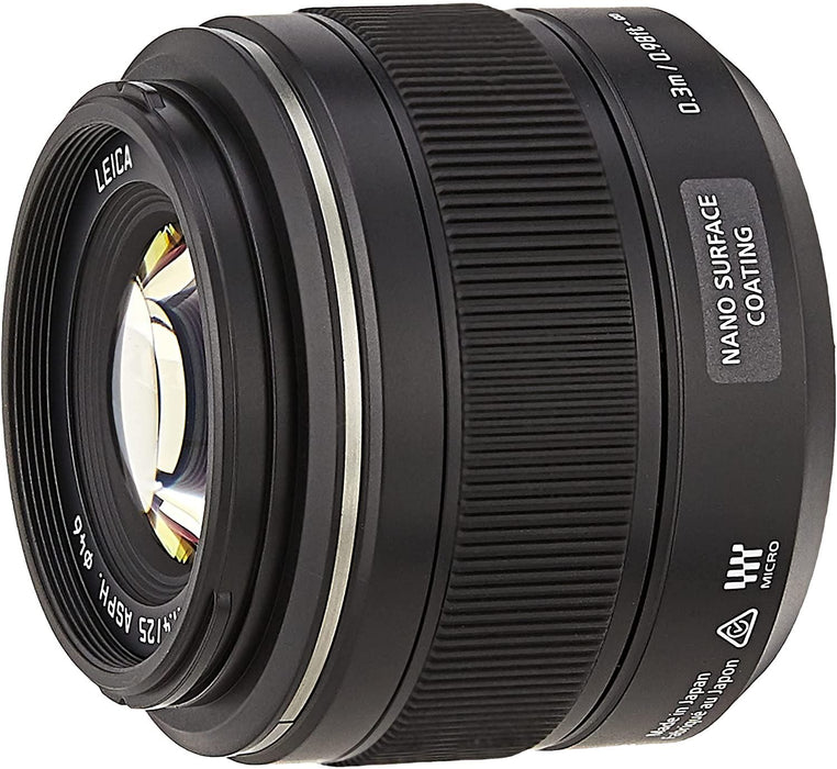 Panasonic LUMIX H-X025E LEICA 25 Mm F1.4 LEICA DG Camera Lens - Black
