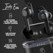 Skullcandy Indy Evo In-Ear Headphones True Wireless via Bluetooth, IP55 Sweat, Water, and Dust Resistant, up to 30 Hours of Total Battery - True Black