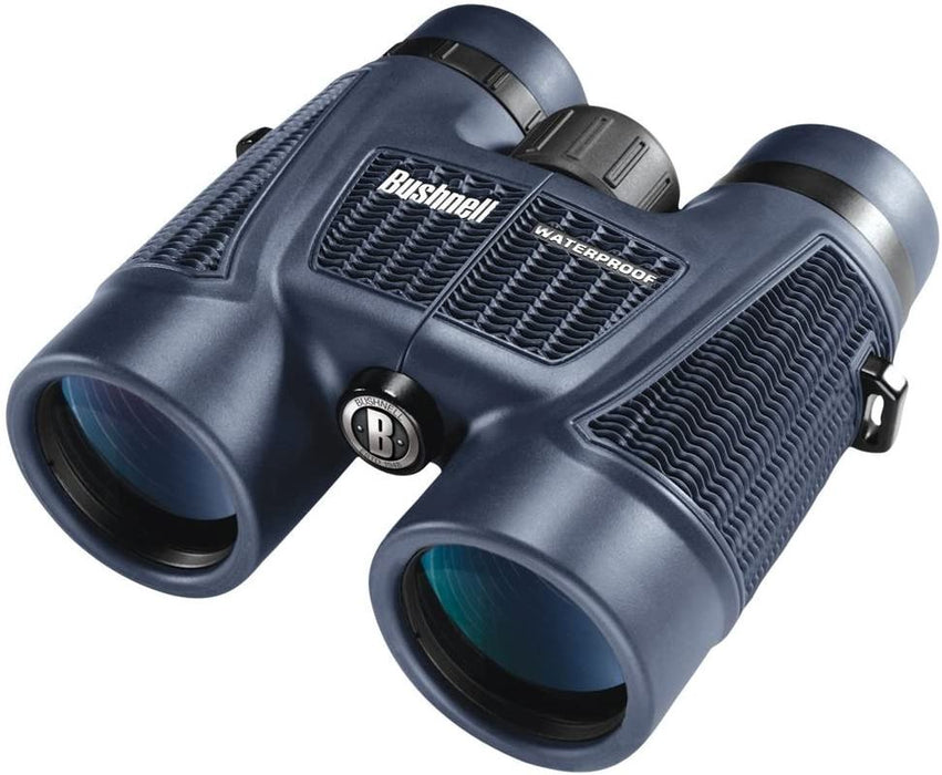 Bushnell H2O 8 X 42 Mm All Purpose Binocular 1508042, Pouch and Strap Included, Waterproof Binocular with Non-Slip Rubber Armor, Bak-4 Roof Prisms