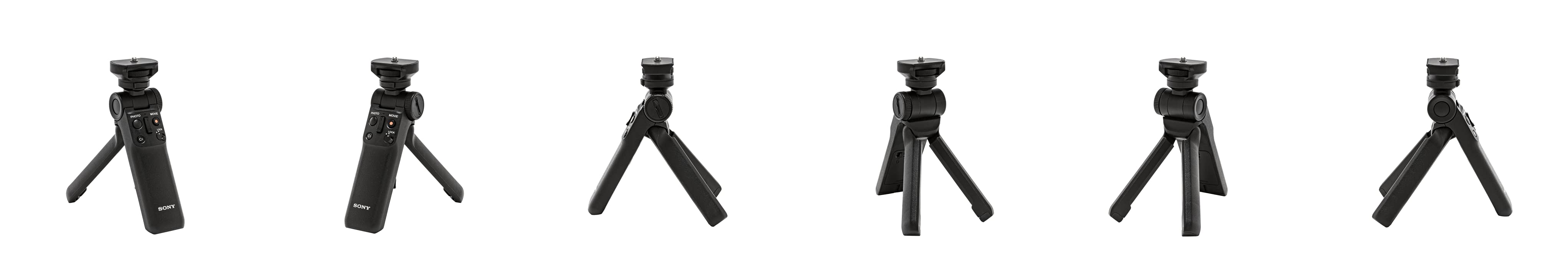 Sony GP-VPT2BT Handgrip (for Selfies and Vlogging, Can Also be Used As a Tripod, Compatible with Select Alpha and Cyber-Shot Cameras from Sony) Black