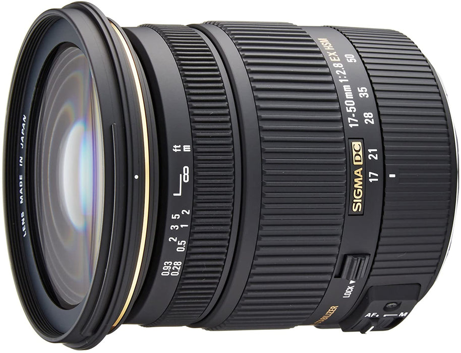 Sigma 583306 17-50mm f2.8 EX DC HSM  lens for Canon with APS-C Sensors
