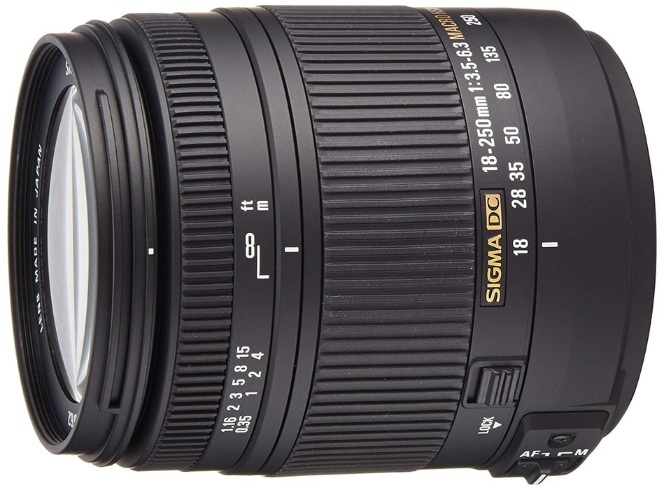 Sigma 18-250mm f/3.5-6.3 DC Macro OS HSM Lens for Canon