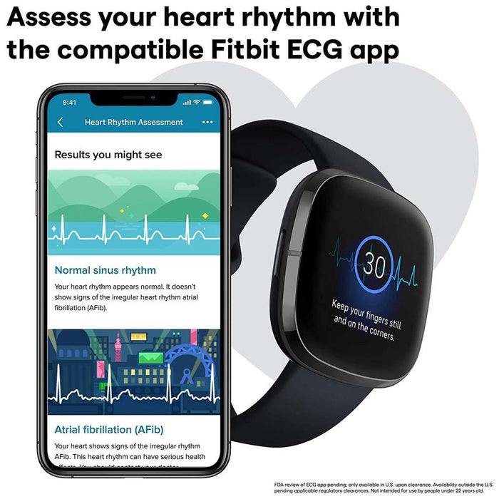 Fitbit Sense Advanced Smartwatch -Carbon & Graphite