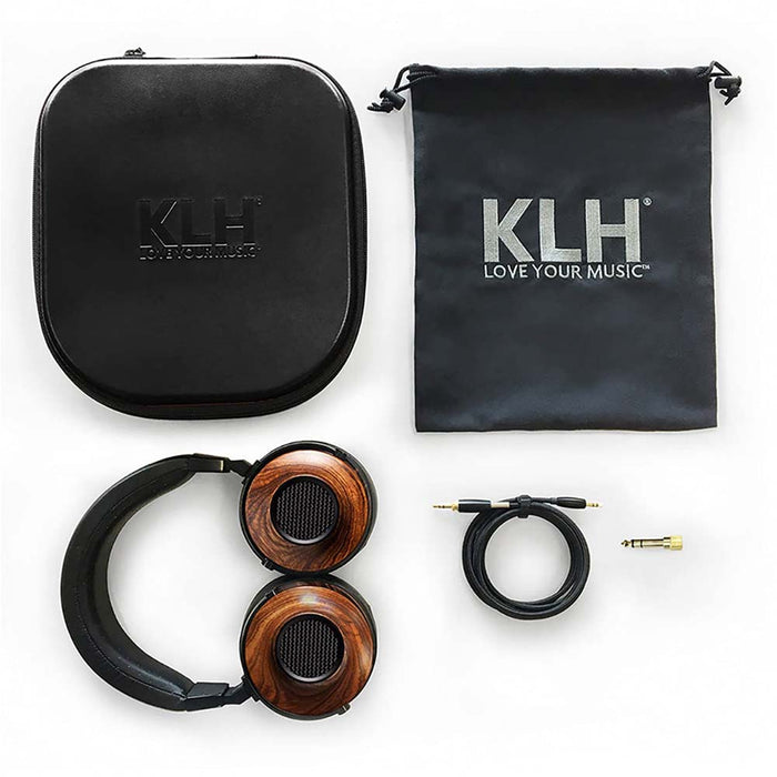 KLH Studio Headphones -Zebrawood
