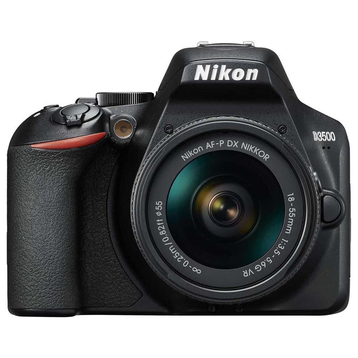 Nikon D3500 + AF-P DX 18–55 VR Kit - Black