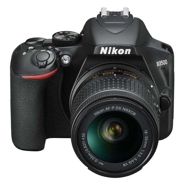 Nikon D3500 + AF-P DX 18–55 VR Kit - Black