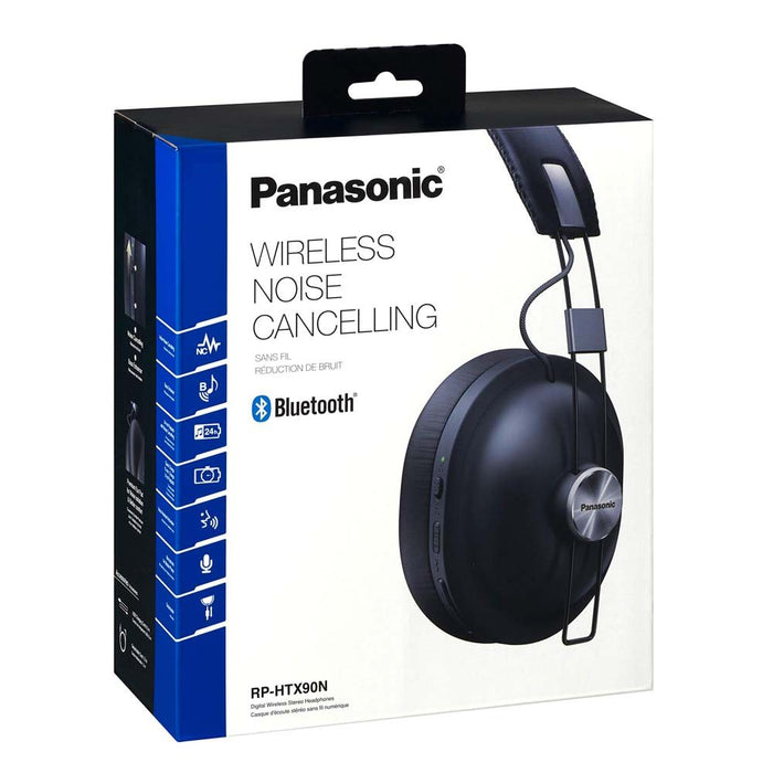 Panasonic RP-HTX90NE-K Wireless Overhead Bluetooth - Black
