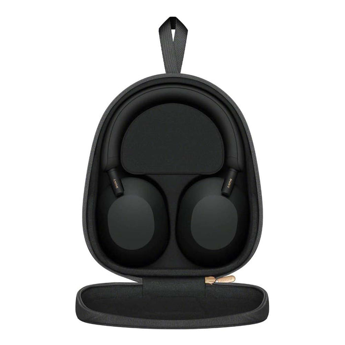 The Sony WH-1000XM5 Noise Cancelling Wireless headphone-black in the Headphone case