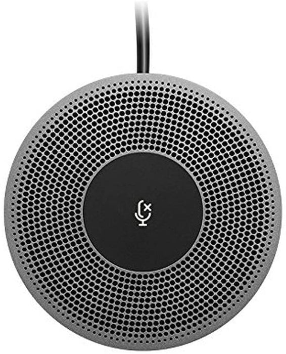 Logitech Expansion Mic for MeetUp, Plug-and-Play, Indicator Lights,PC/Mac/Laptop/Macbook/Tablet - Black