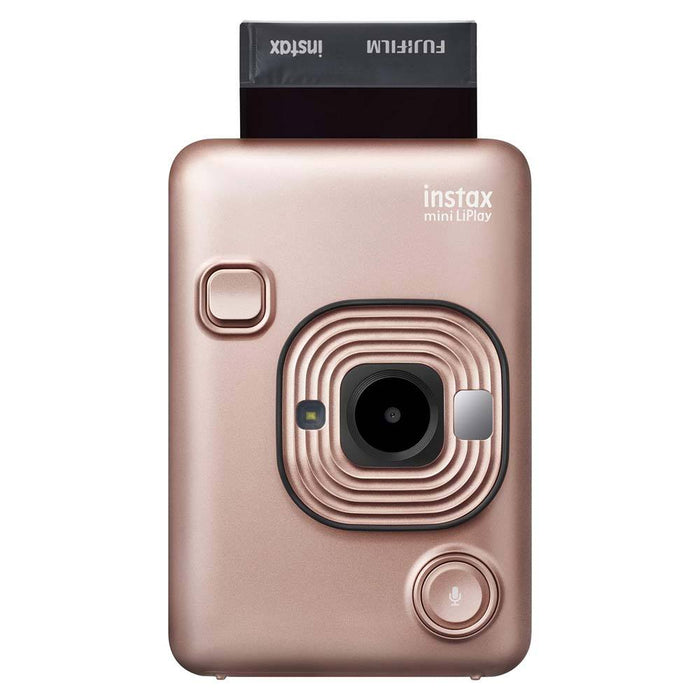 instax mini LiPlay Digital Hybrid camera, BLUSH GOLD